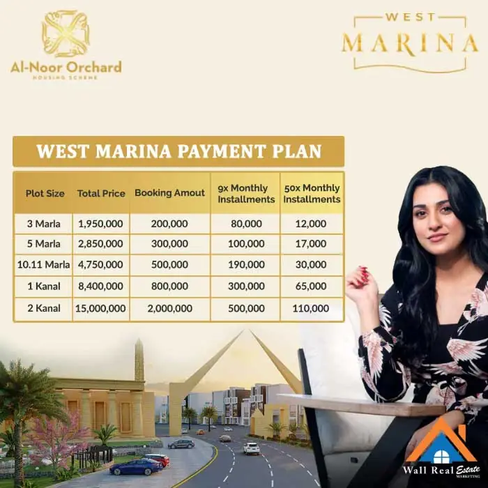 Al-Noor-Orchard-West-Marina-Payment-Plan 