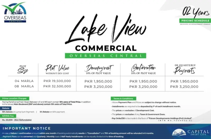 Lake View Commercial Payment Plan
