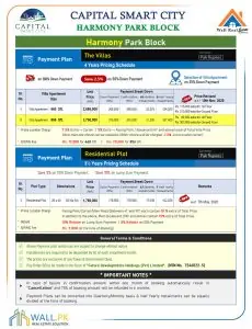 Payment Plan Harmony Park Block