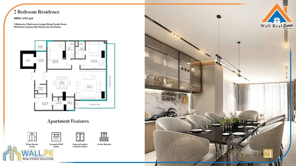 2 Bedroom Apartments