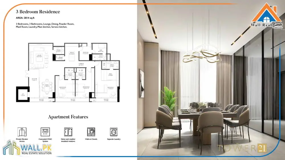 3 Bedroom Apartments