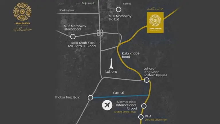 Laban Garden Residencia Location