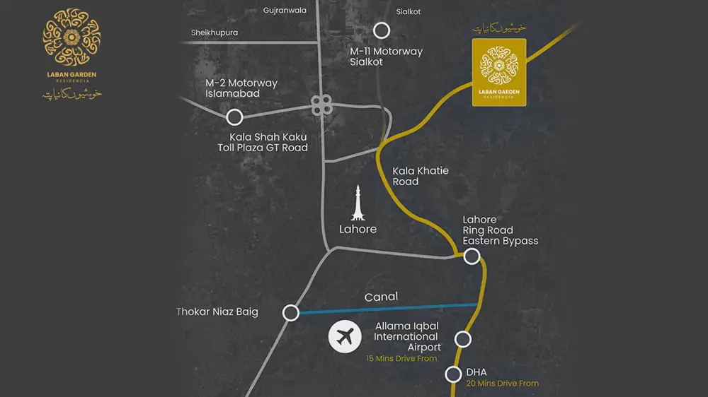 Laban Garden Residencia Location