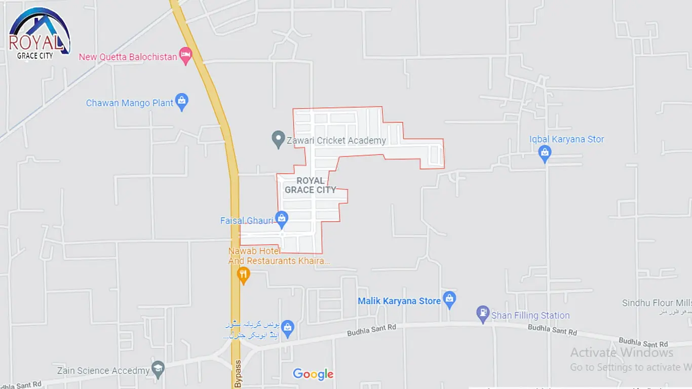Royal Grace City Multan Location