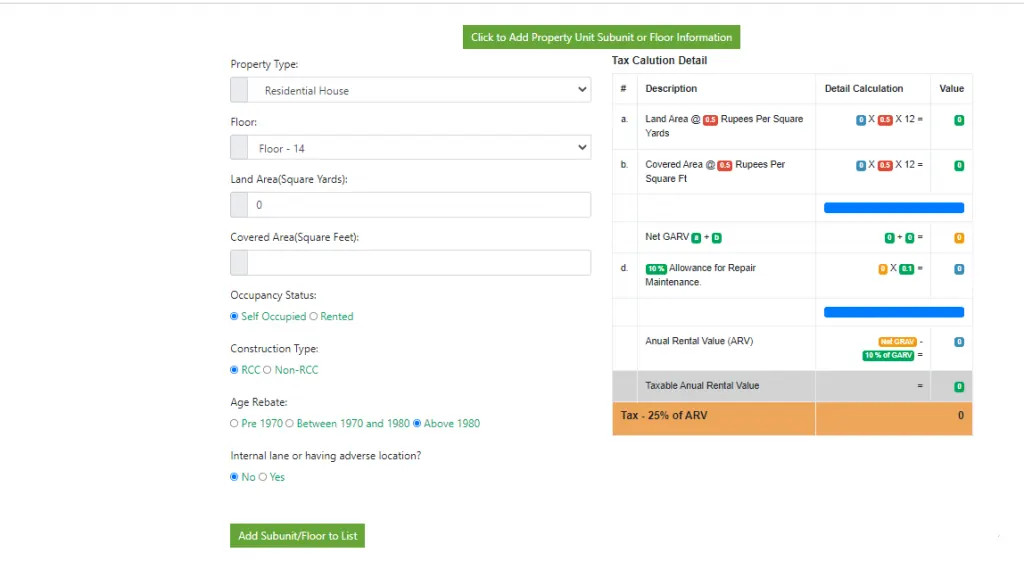 Check Property Tax Online in Sindh