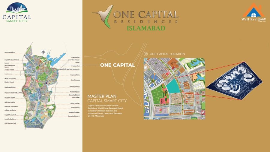 One Capital Residences Islamabad Location