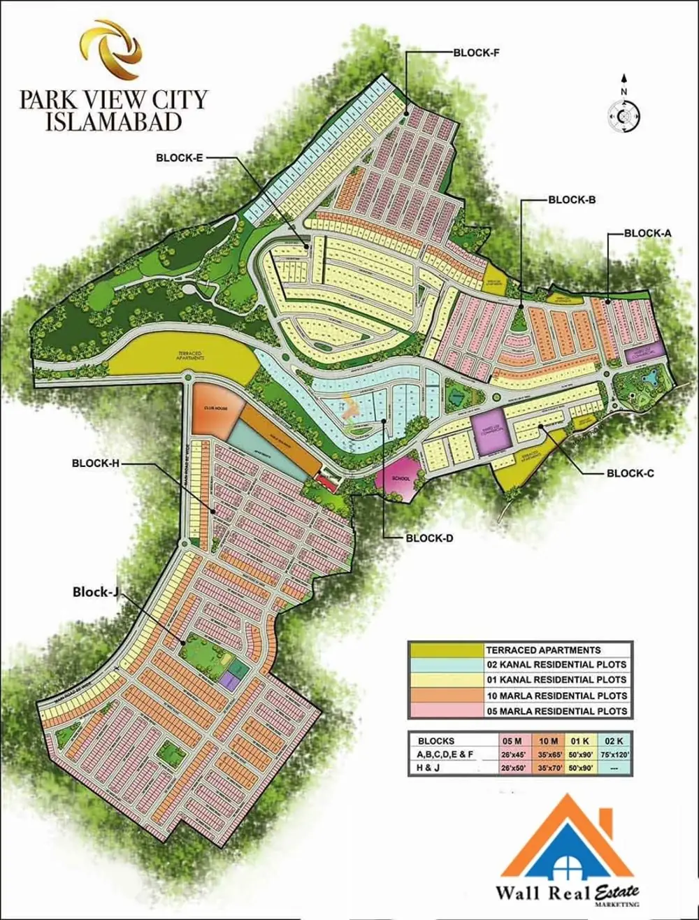 Park View City Islamabad Master Plan