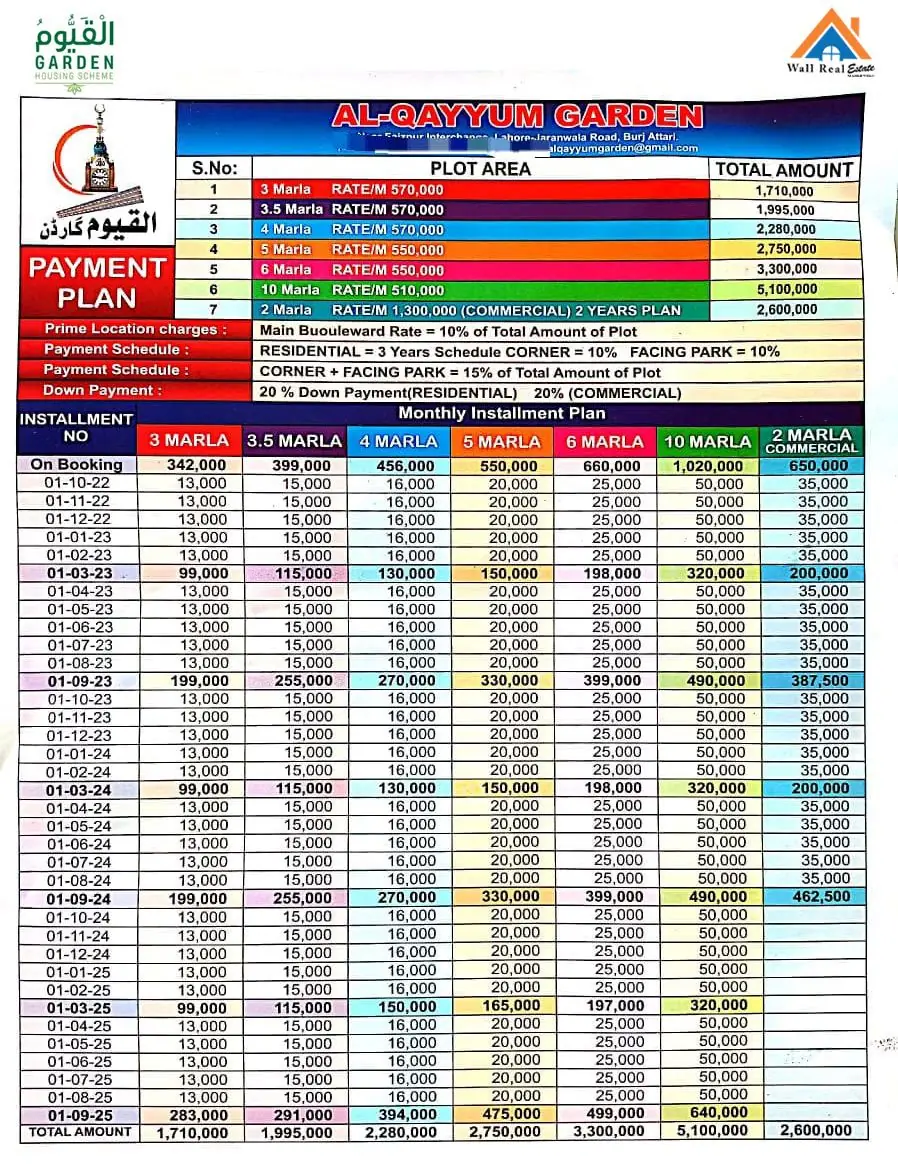price-plan-Al-Qayyum-Garden
