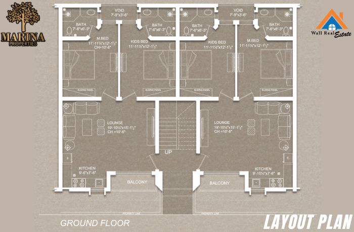 Marina Townhouses Layout Plan