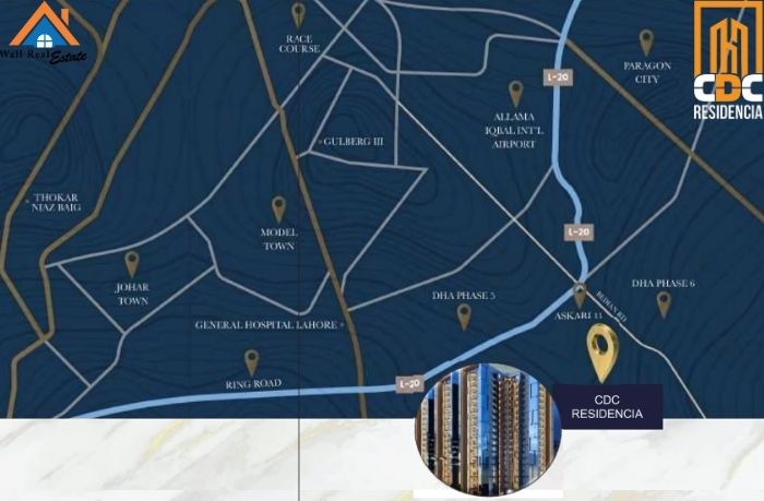 CDC Residencia Location Map