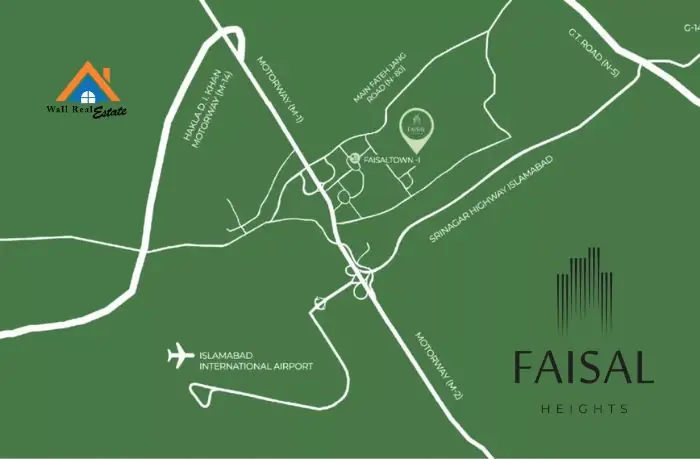 Faisal Heights Location Map