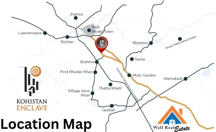 Kohistan Enclave Location on Main GT Road Unmatched Connectivity