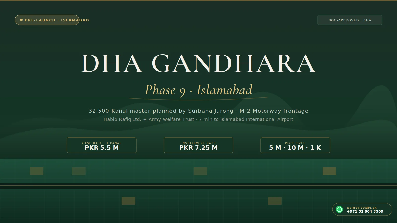 DHA Gandhara Islamabad (Phase 9) — Payment Plan, Location & Plot Map